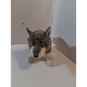 Douglas Dancer Wolf Cuddle Toy Plush 9" Stuffed Animal Toy Timber Gray